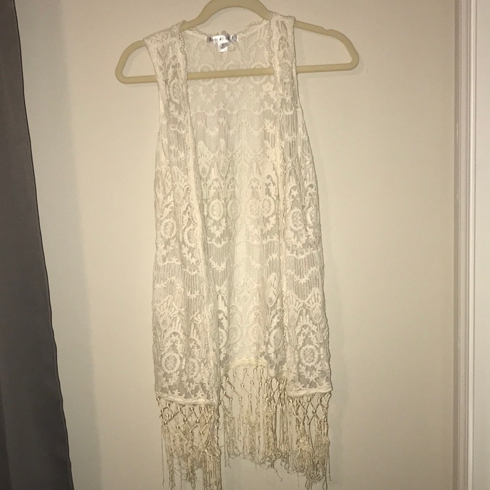 Lace cardigan (tank top)